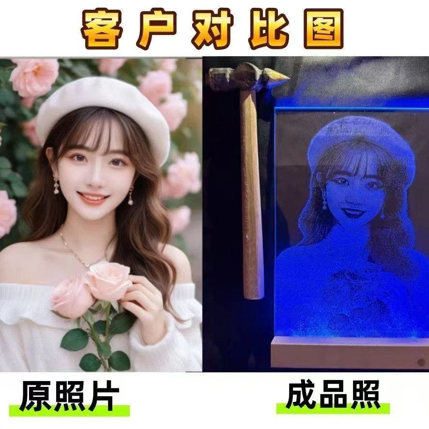 教师节各种节日纪念日礼物首选-顺丰包邮手工DIY锤子画私人定制-