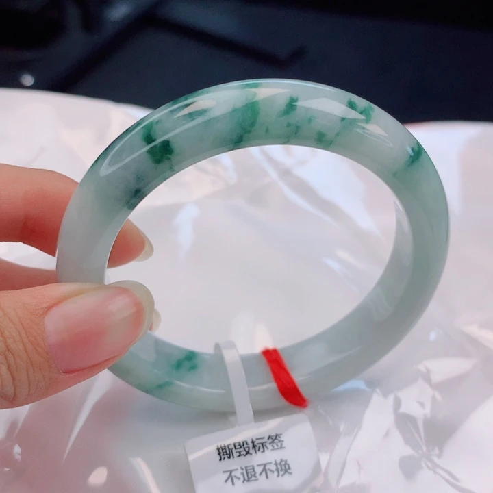 未镶嵌手镯翡翠55圈