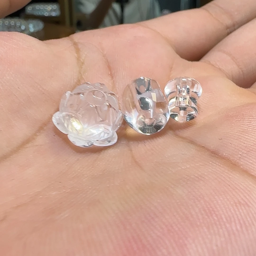 水晶手串未镶嵌琳**！白水晶