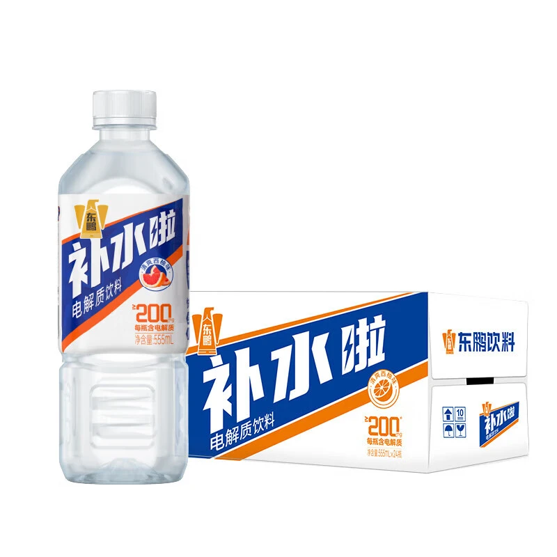 【次日达 京东快递 送货上门】东鹏补水啦电解质饮料555ml*24瓶饮料同城送