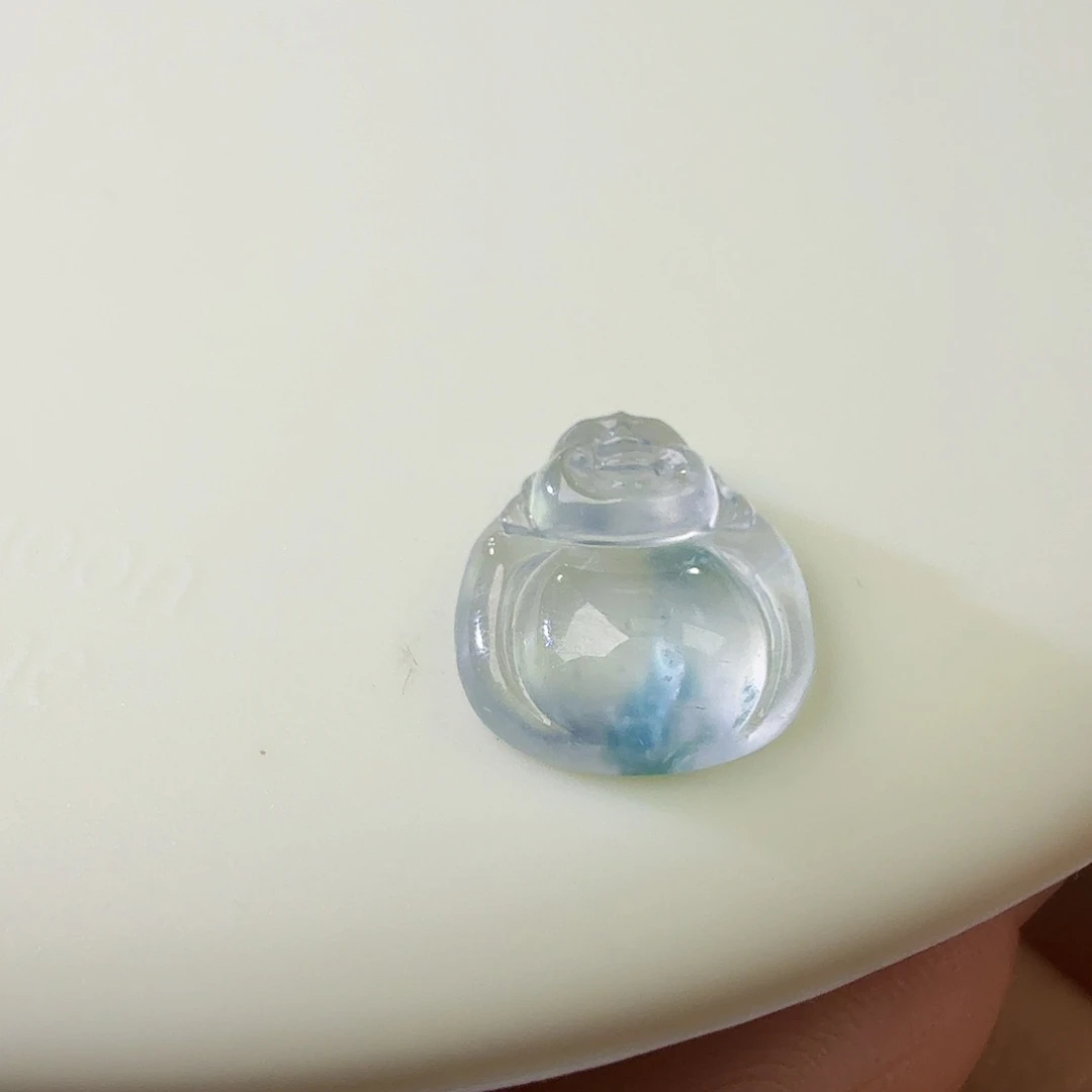 翡翠裸石小佛公裸石