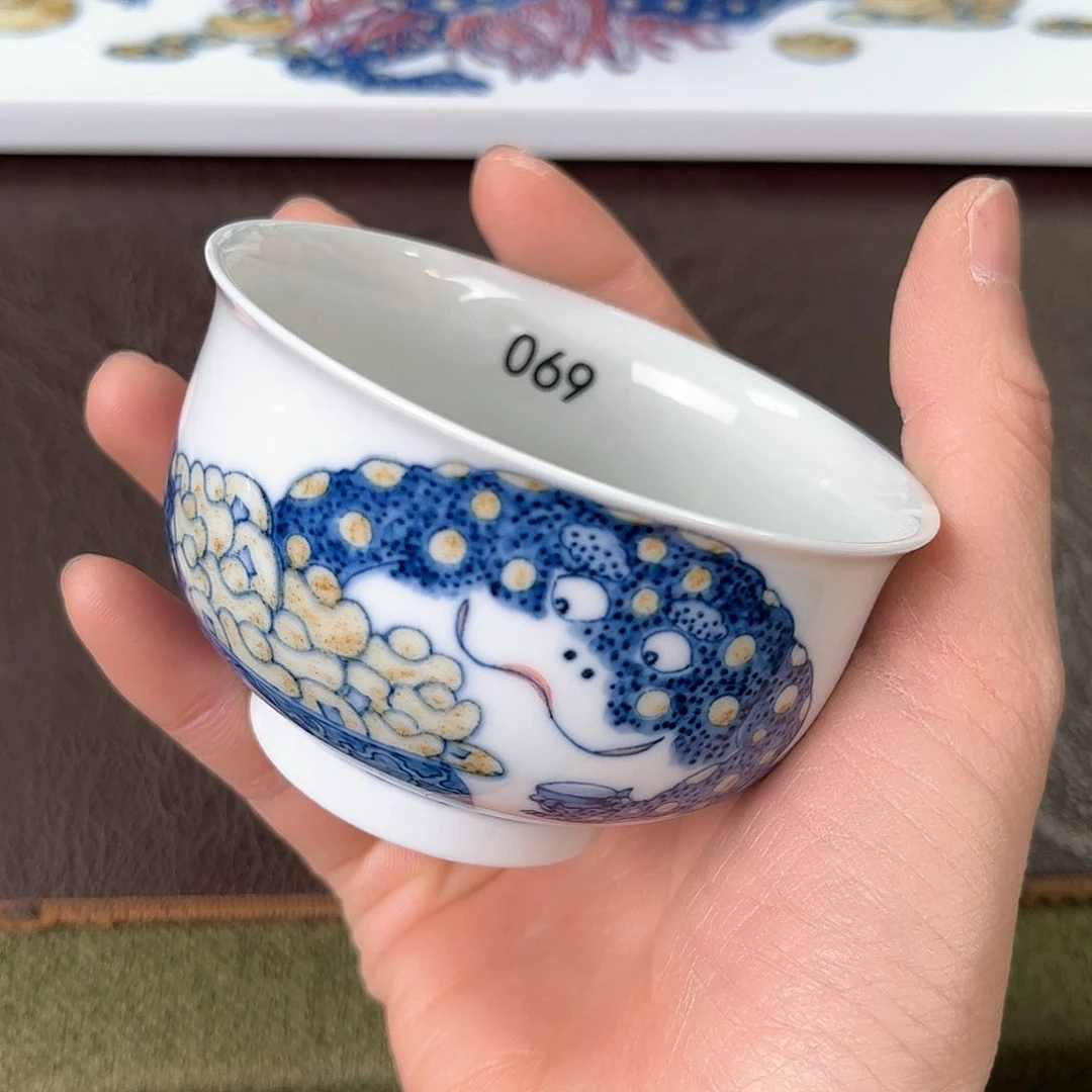 杯手绘高温瓷器瓷器