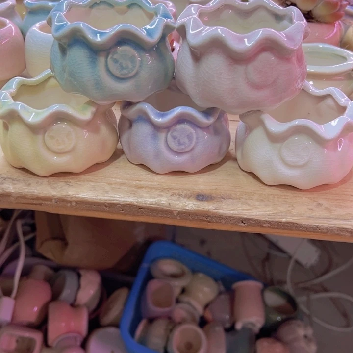 陶瓷花盆当场凑满12包邮