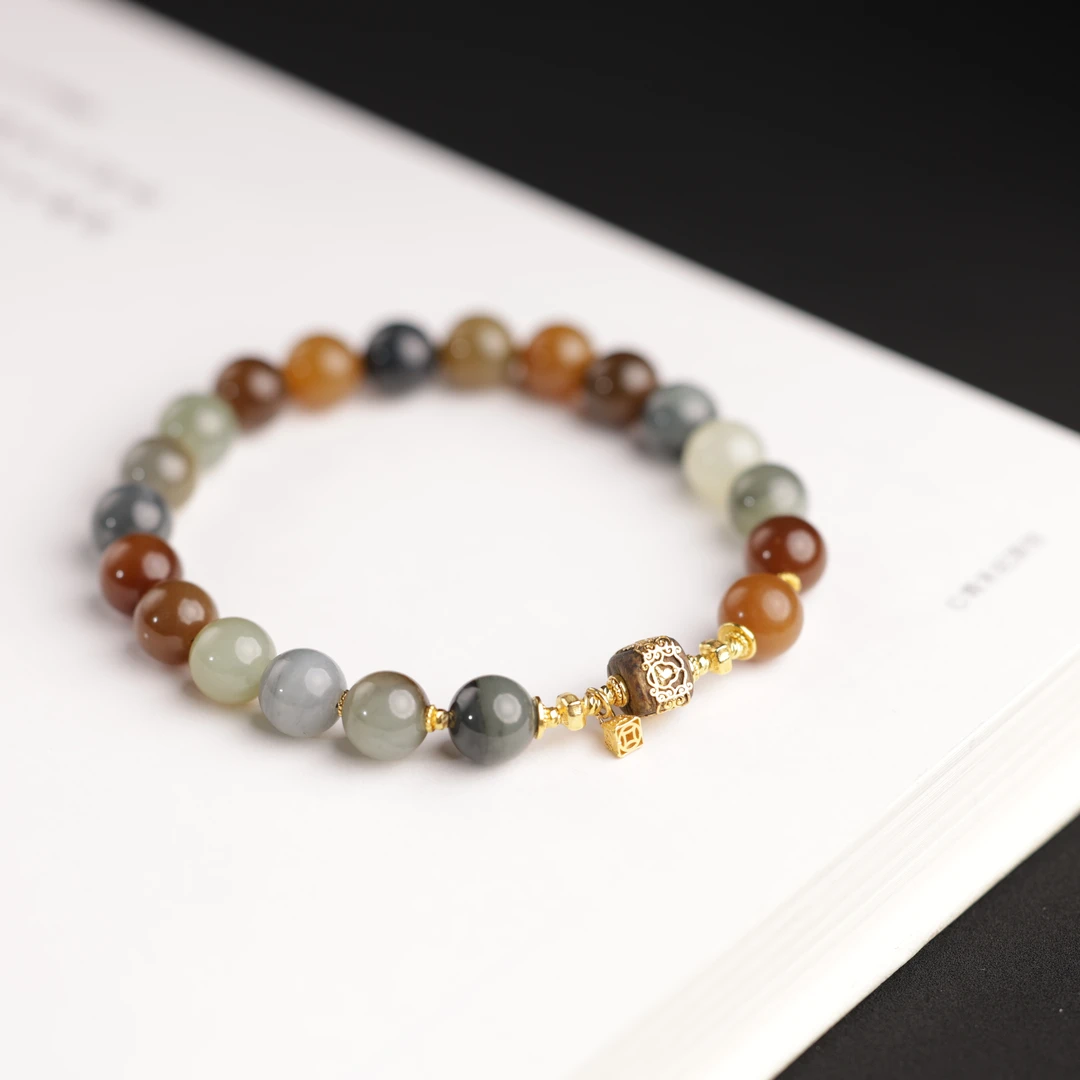 长河 | 严选精品高段位高色楼兰8mm手串