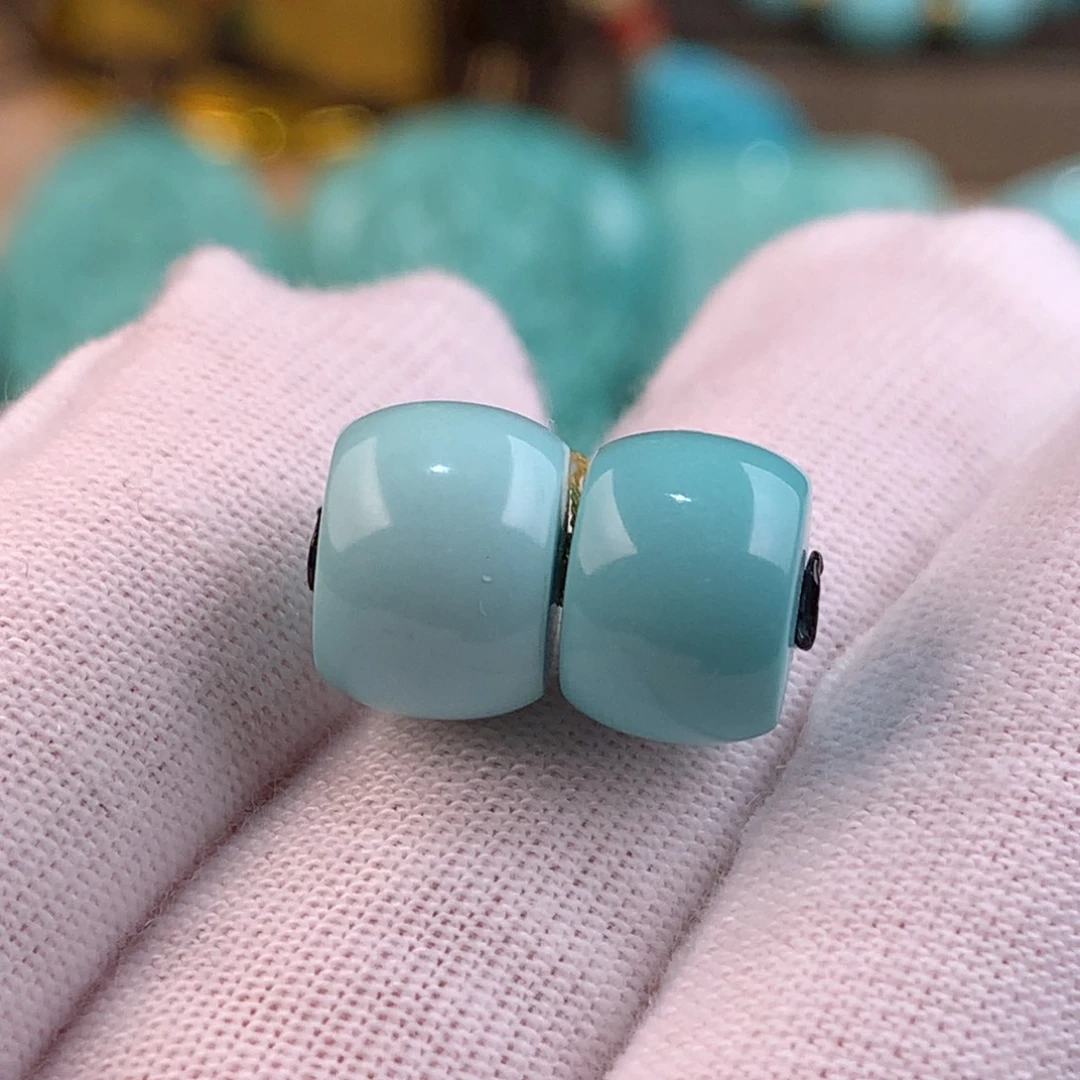 绿松石未镶嵌配对直切卡10