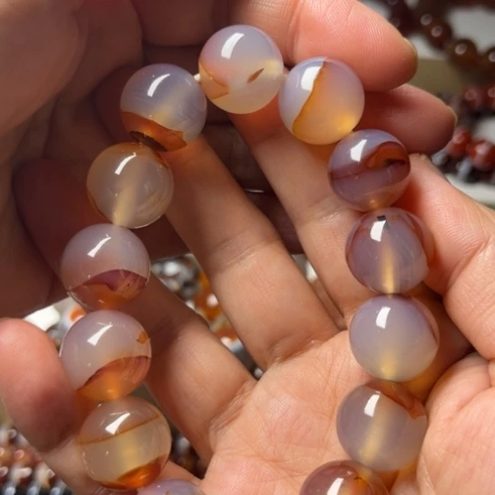 玛瑙/玉髓未镶嵌手链