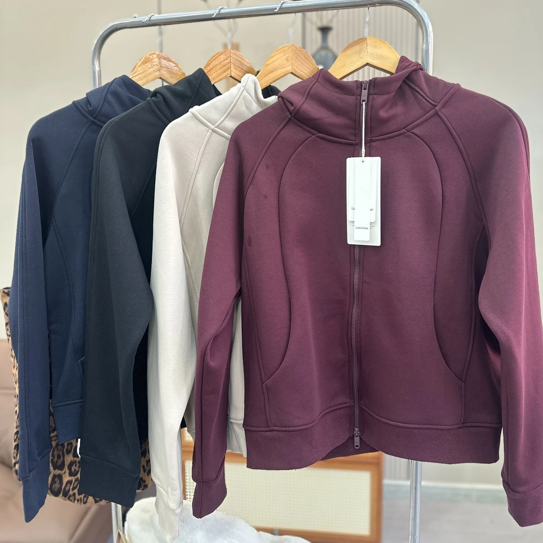 【主播推荐】女士空气层奥粒绒连帽拉链外套639（2）