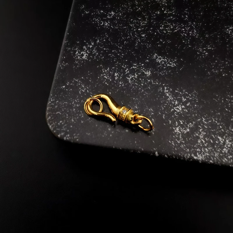 【洛一银饰】【925银】鱼尾s扣收尾搭扣配件配饰时尚百搭小众