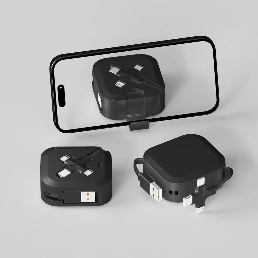 三合一数据线适用于苹果华为安卓Typec便携