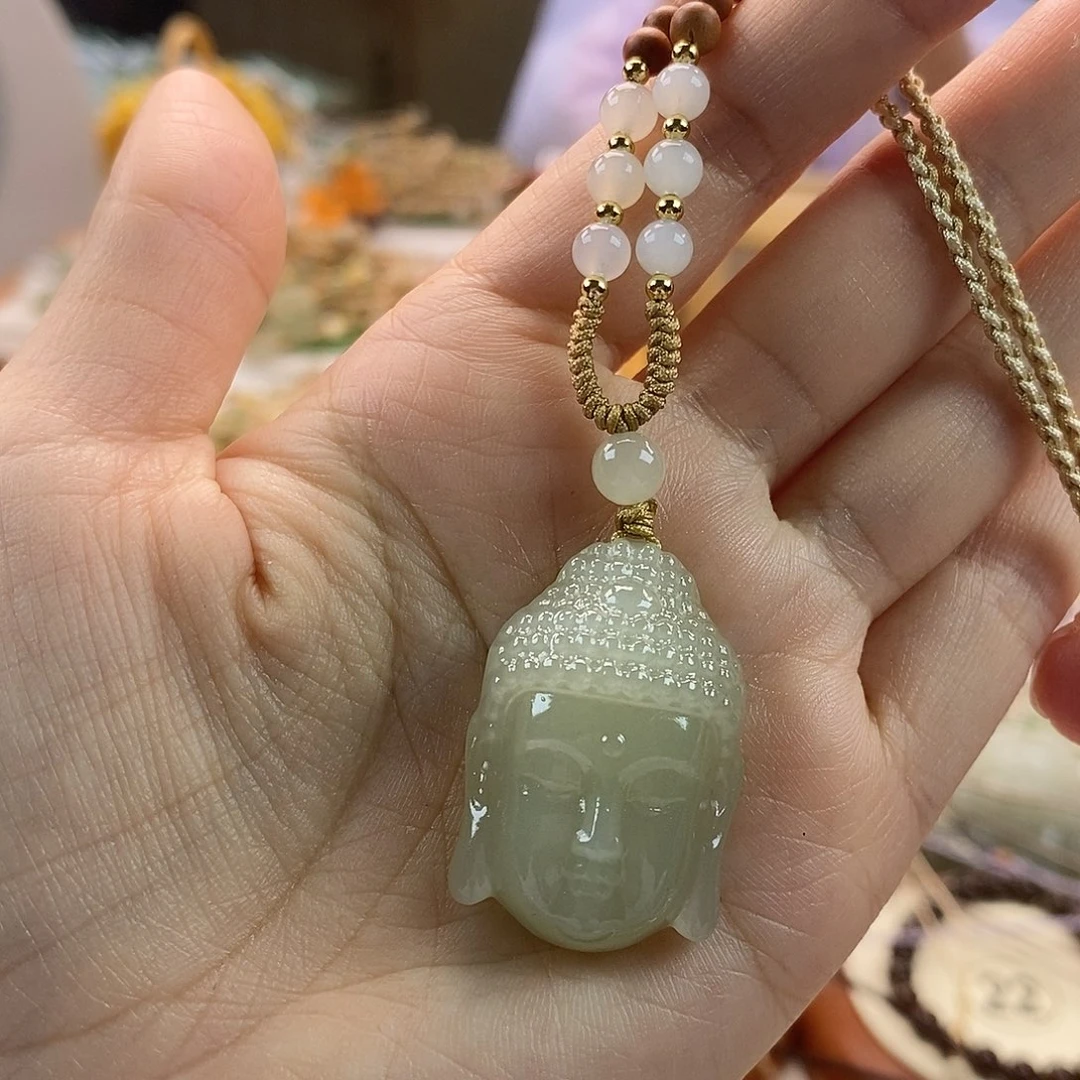 和田玉吊坠(不含链)未镶嵌