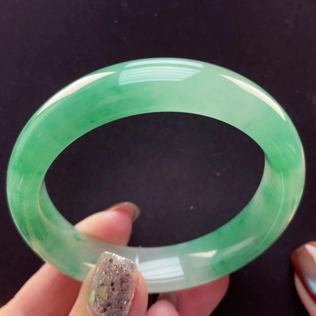 石英质玉未镶嵌手镯56-57