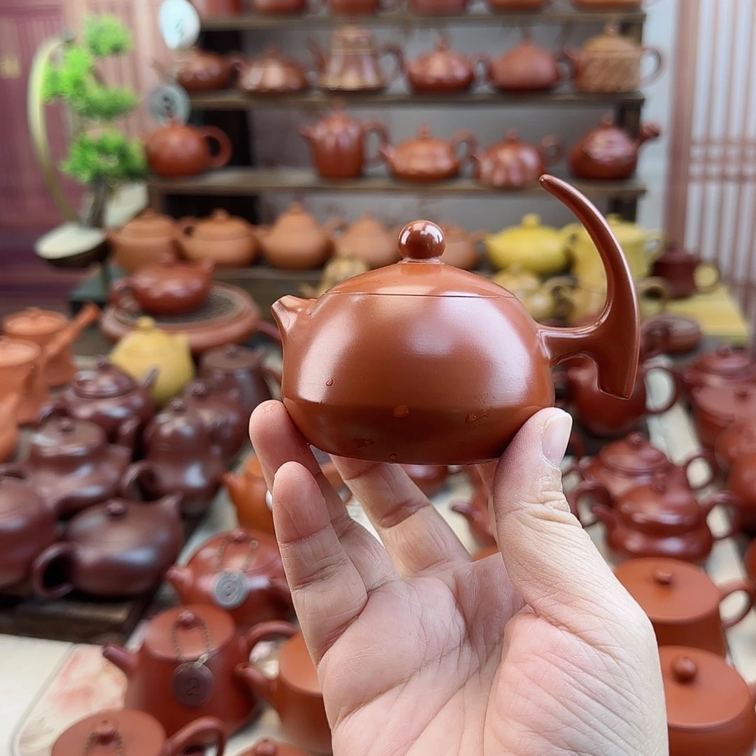 宅***)朱泥壶茶具套装家用茶具