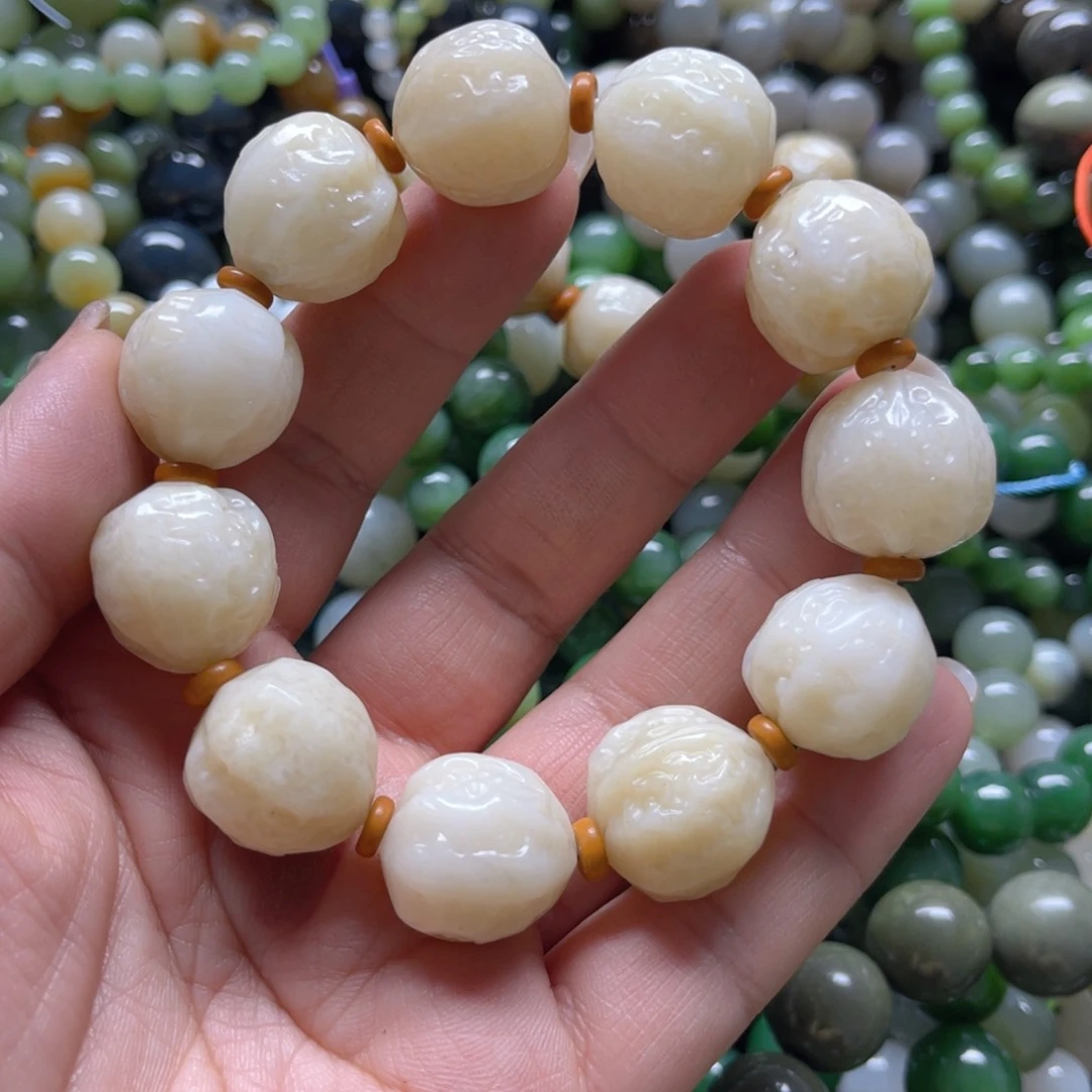 和田玉手链未镶嵌