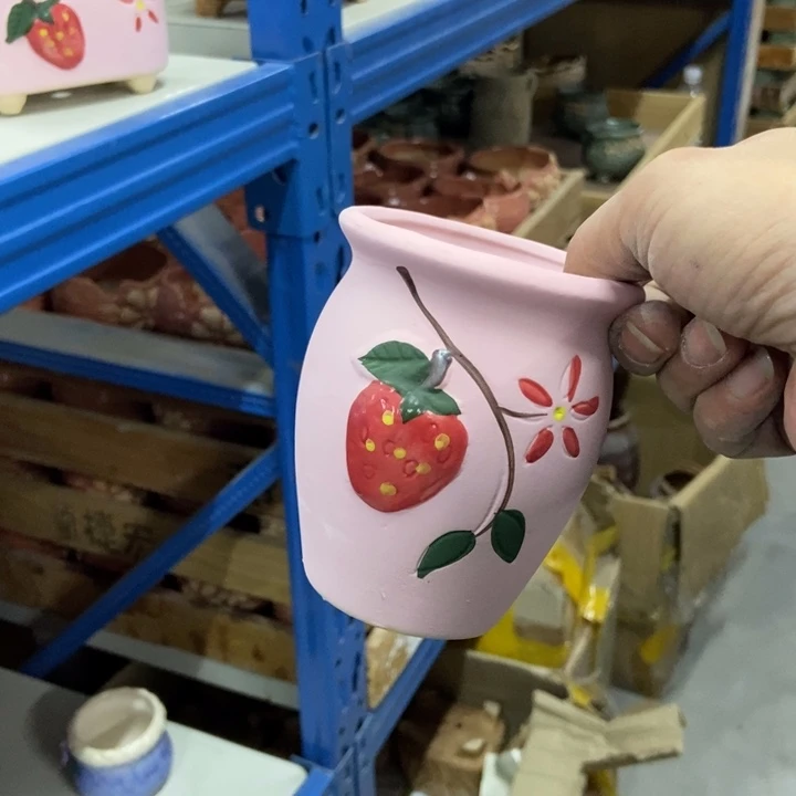 陶瓷花盆单场满9.9发8*10