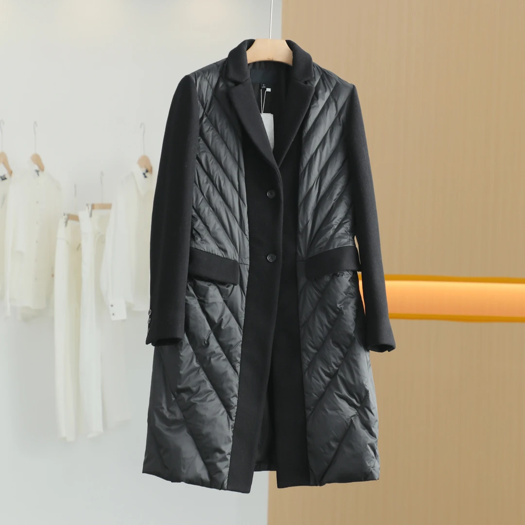 【半价q仓-唐长老自营】97898女装羽绒服J60-11秋冬厚外套气质