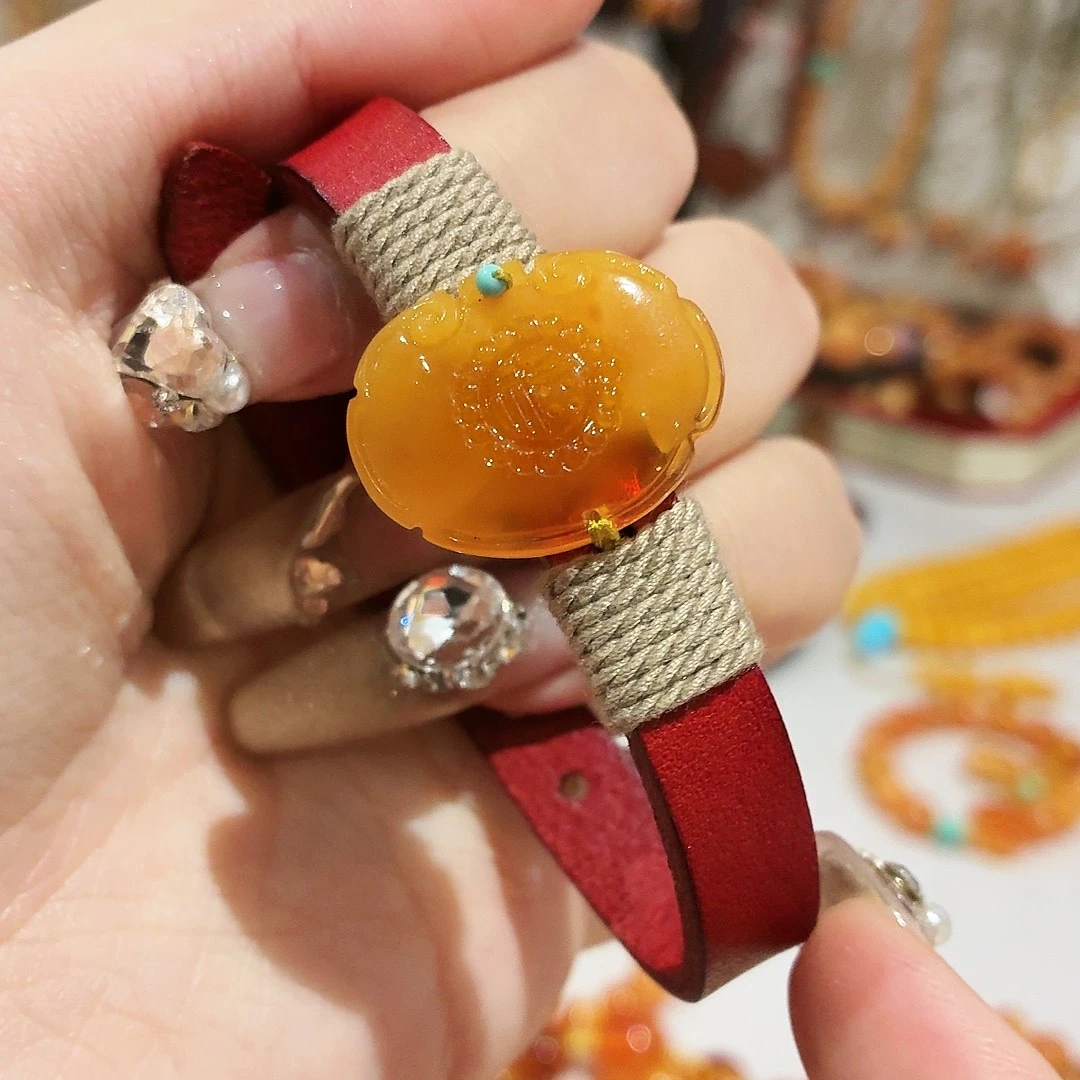 蜜蜡未镶嵌手链手串