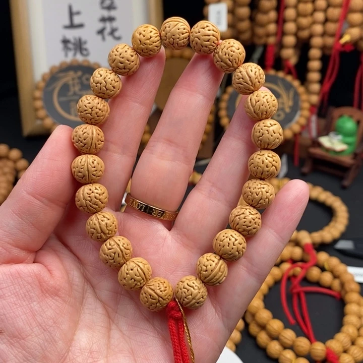 手串桃核山海经边尺11抛光尺寸误差0.5mm之间