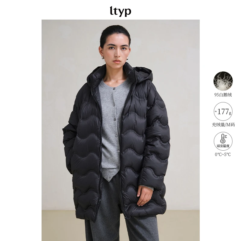 ltyp 10.3 95白鹅绒7A大廓形面包连帽女冬季保暖外套T110254196