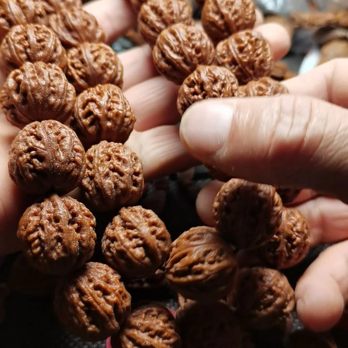 文玩核桃手串破**人东北秋子异型籽22