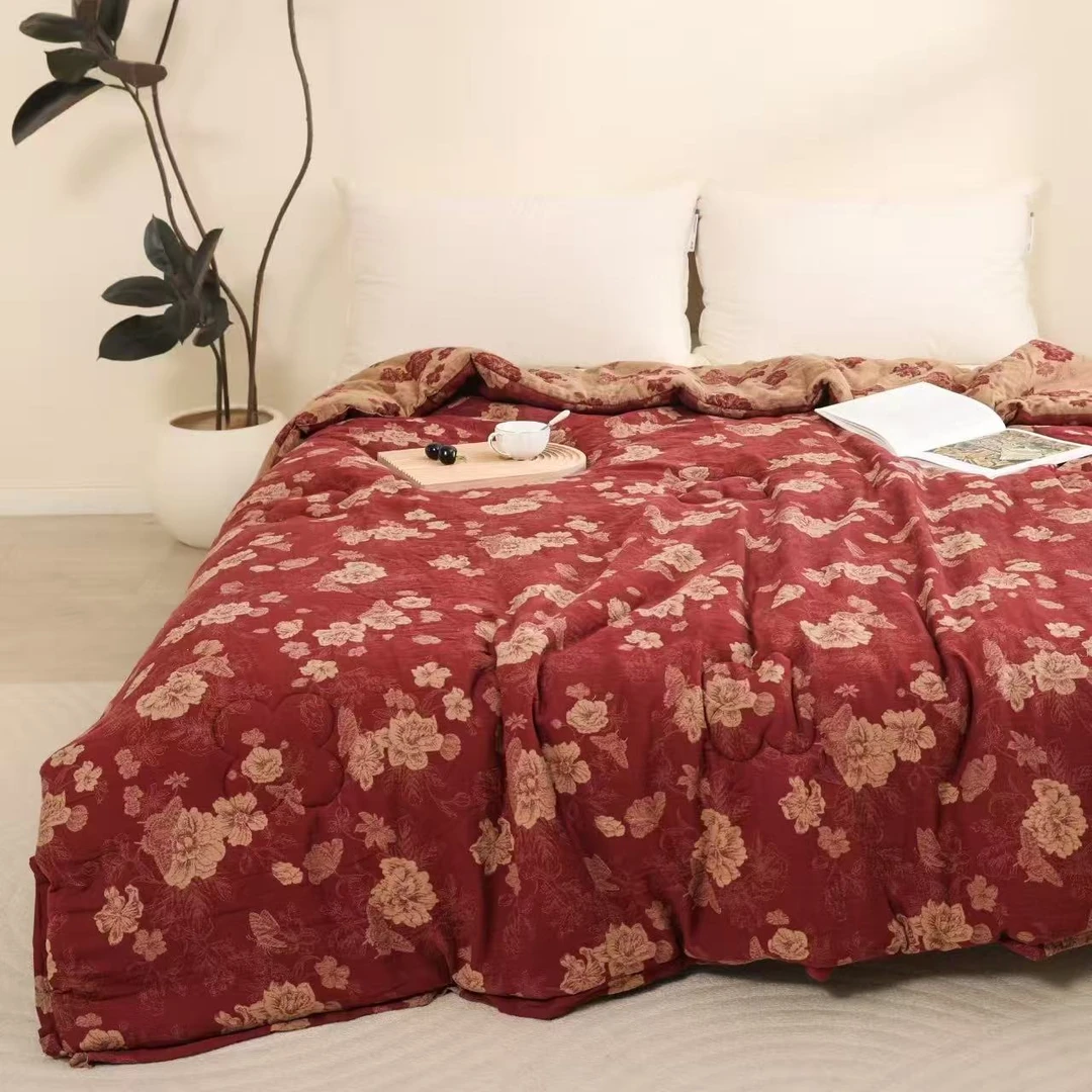 【三宅一生·限定】柔软原麻双面提花直角床单-塔姆黑爱丽日记