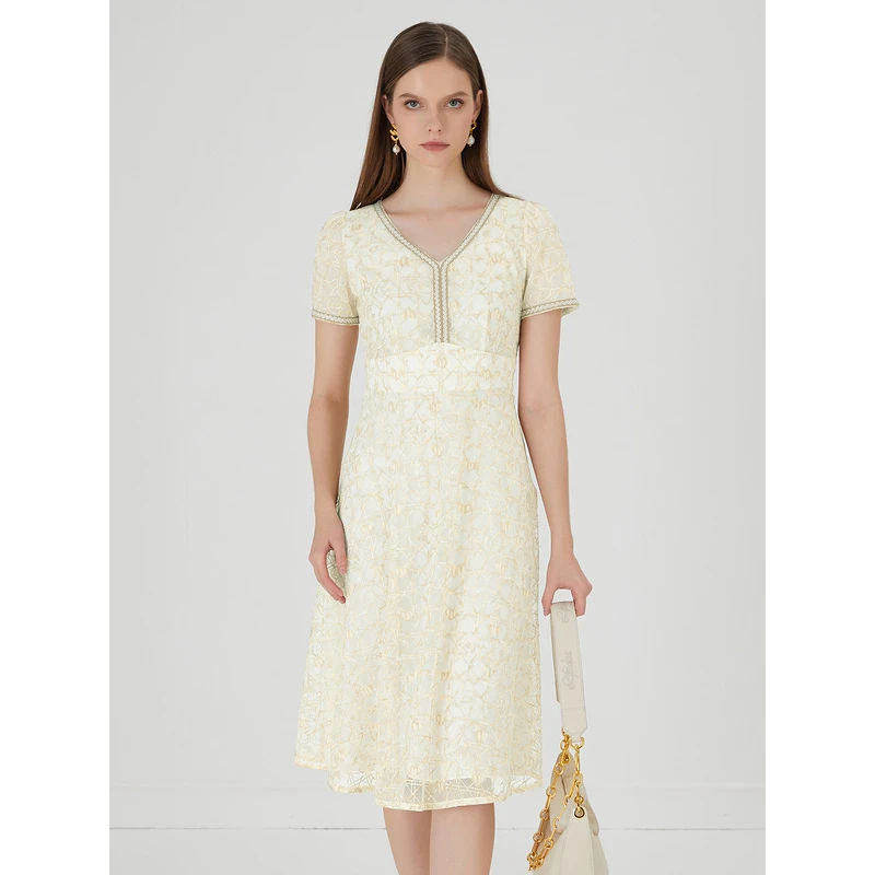 【丽公主专属】莱芙·艾迪儿短袖连衣裙1E2L93129