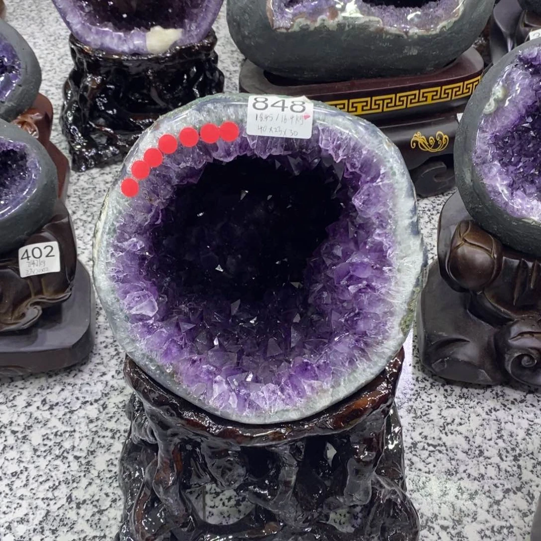 未镶嵌珠宝半成品紫晶848