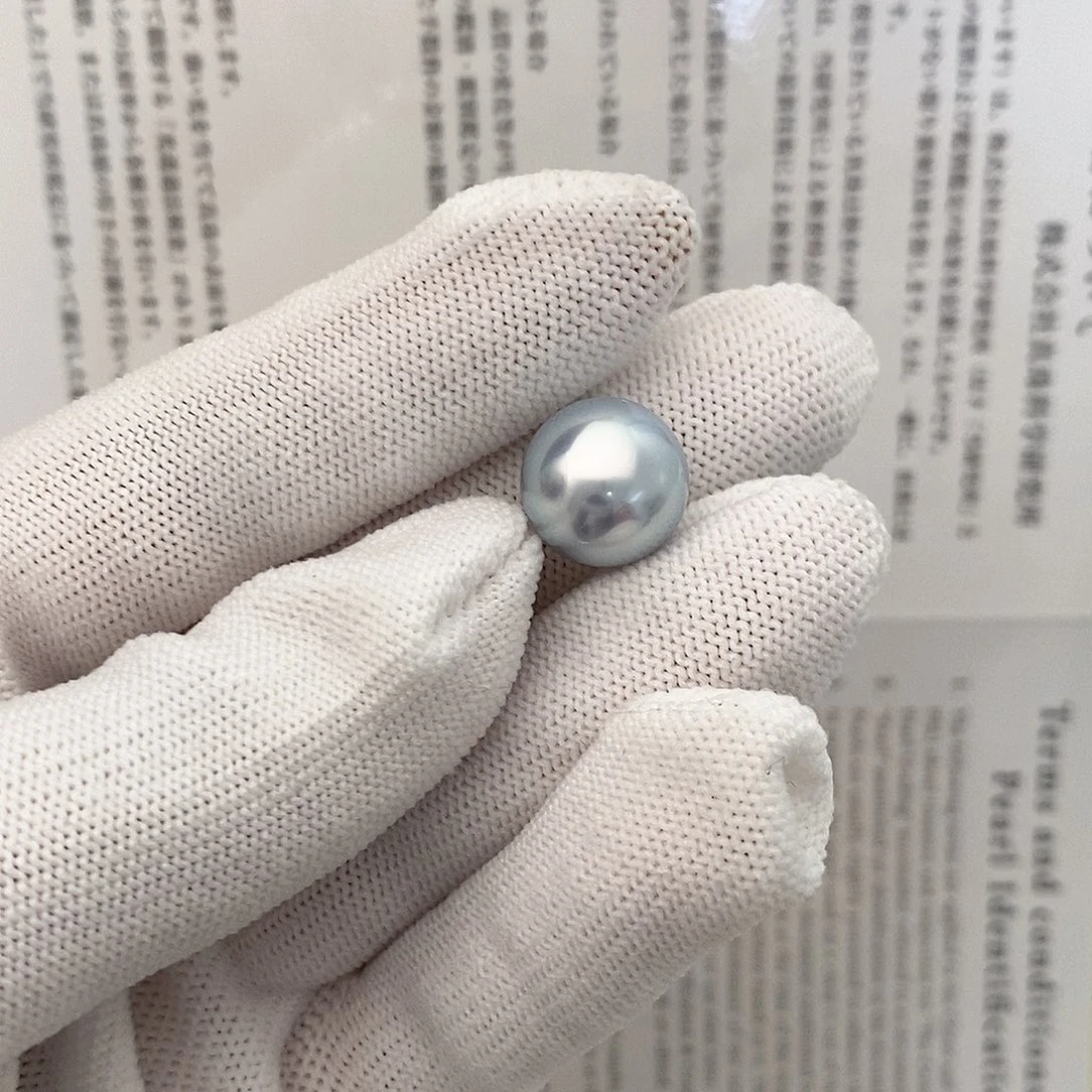 银S925镶嵌海水珍珠裸珠