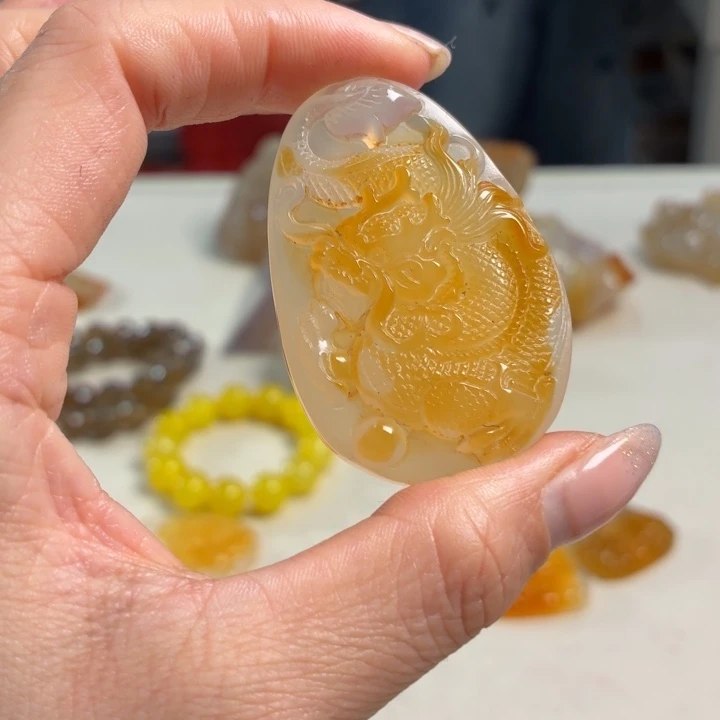 玛瑙/玉髓未镶嵌吊坠(不含链)