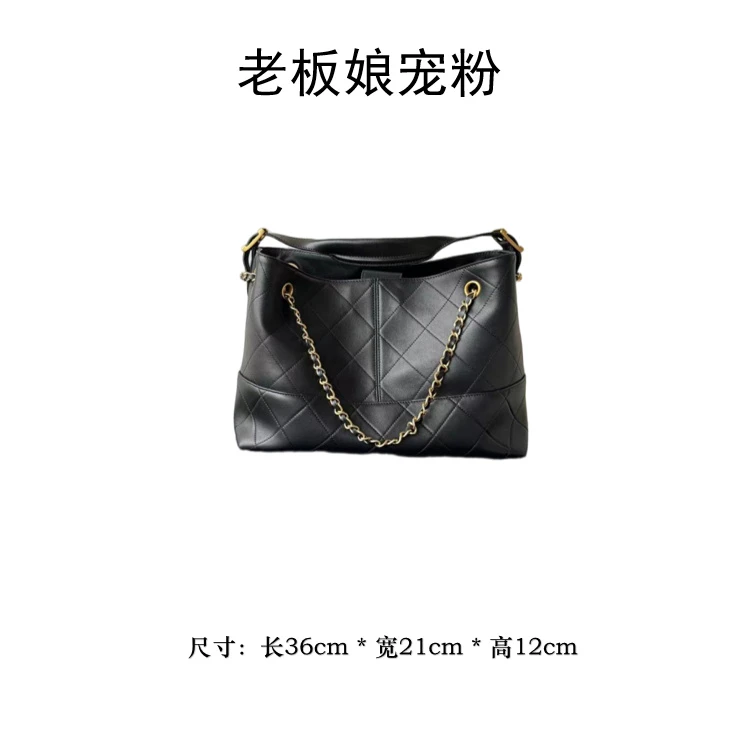 【包娘专属】2025新款休闲通勤单肩斜跨包BV6641-黑色