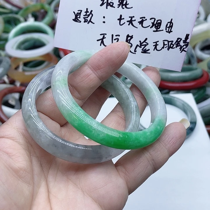 玻璃非金属手镯黑色