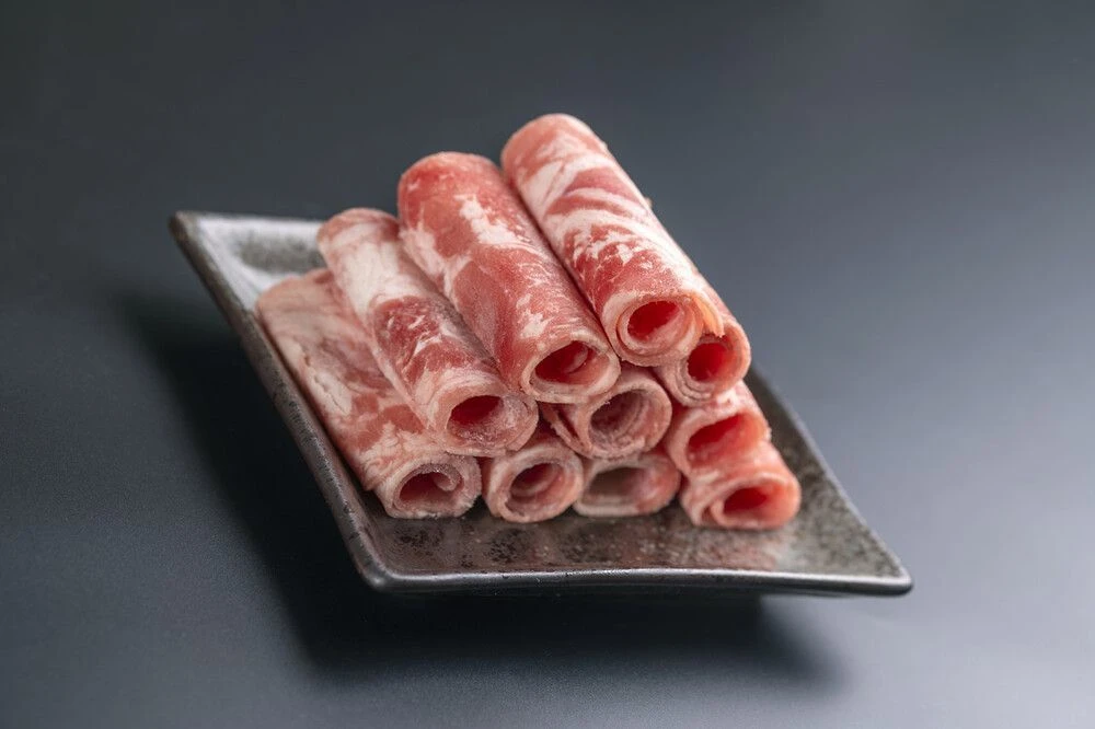 冰冻肥牛卷一盒约200g