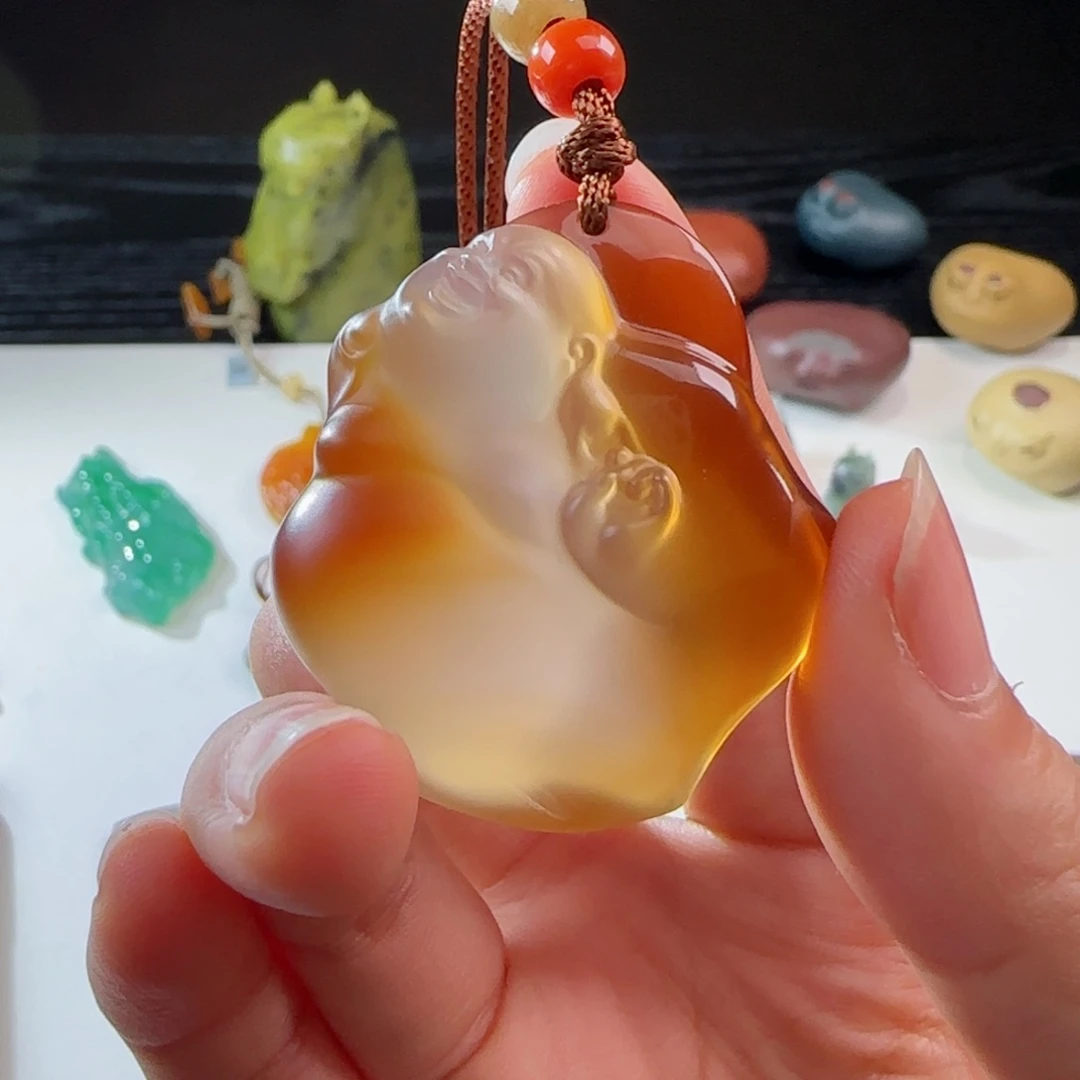 未镶嵌颈饰玛瑙/玉髓橦