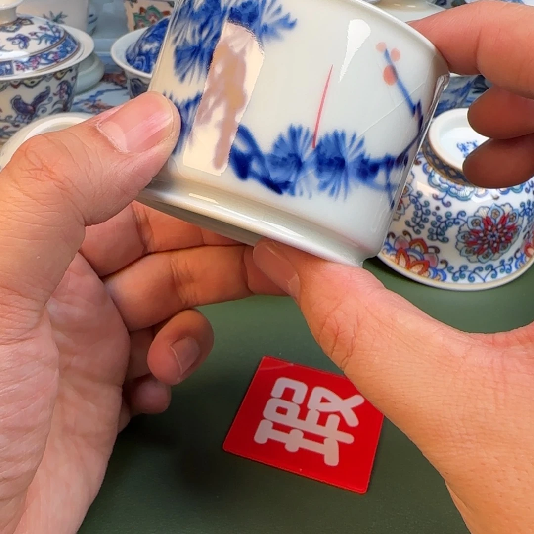 抖音闪购纯手工手绘瑕疵开片212