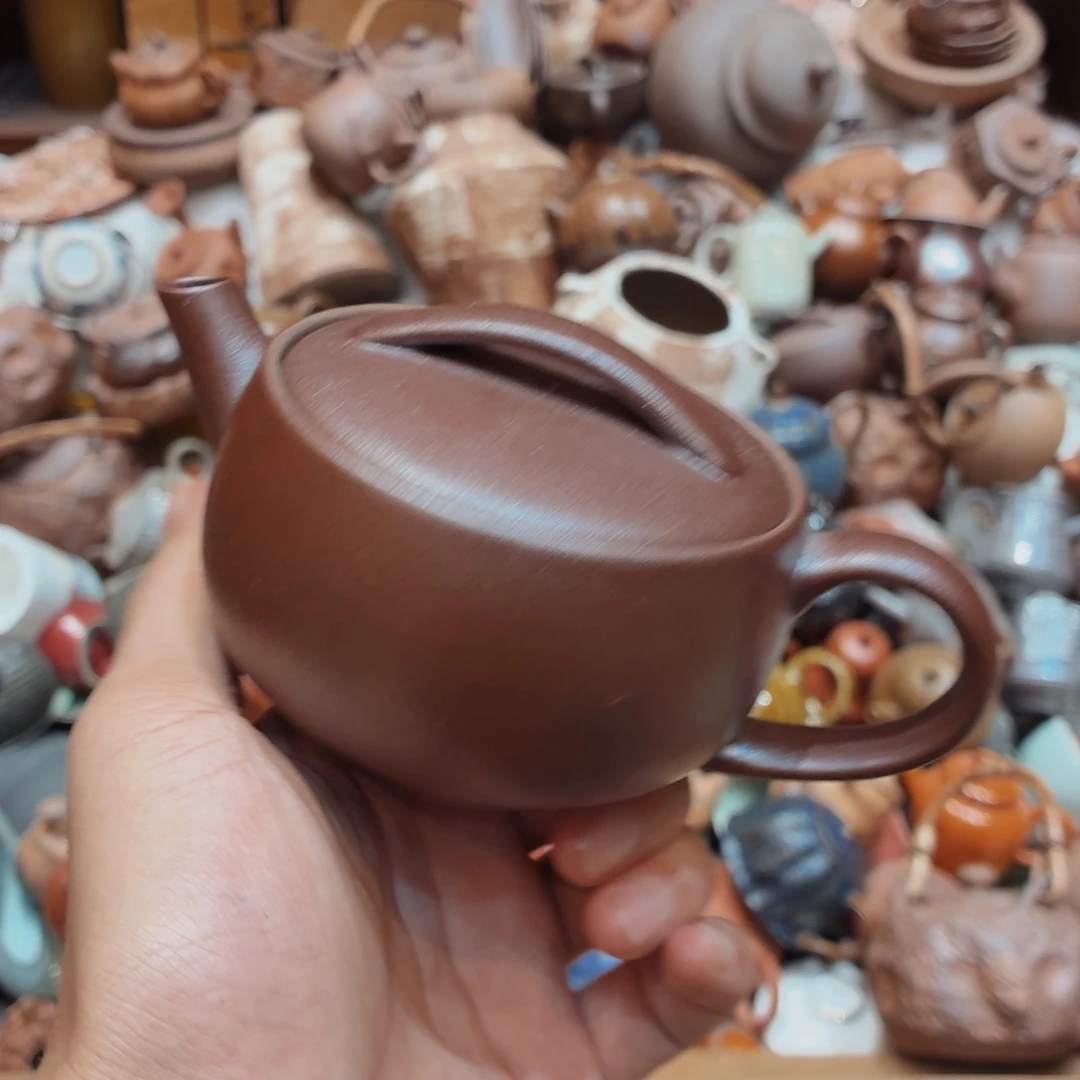 柴烧老岩泥高温茶器皿