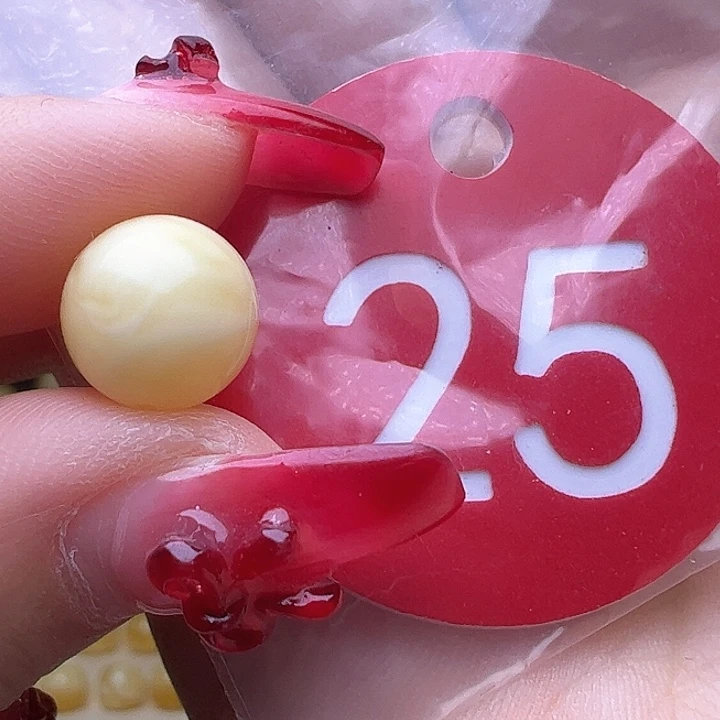 蜜蜡裸石未镶嵌9.9mm 浓蜡 圆珠