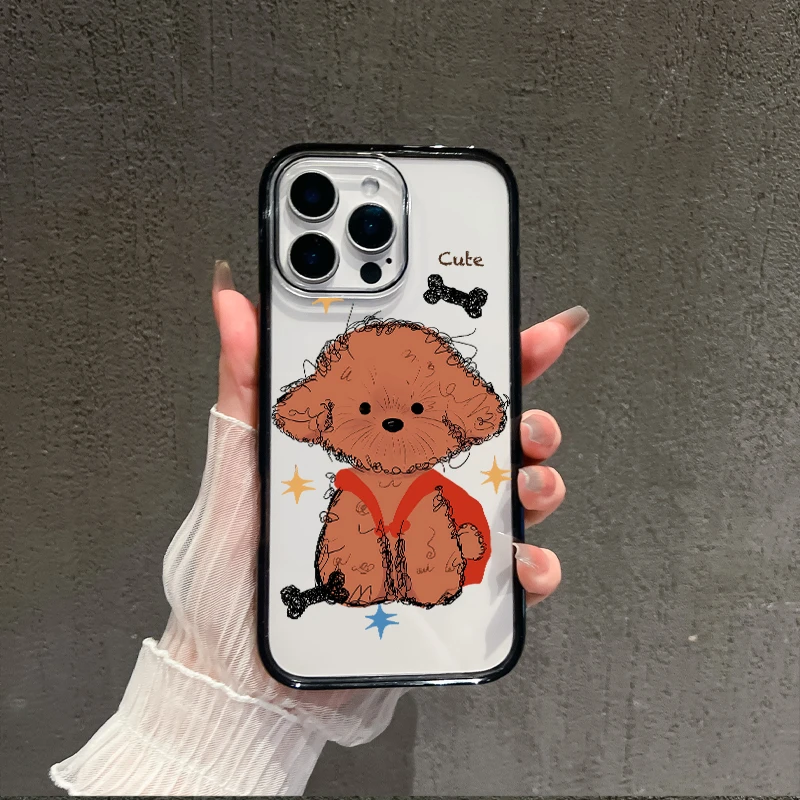 【AI键保护】背包小狗适用苹果16promax手机壳iphone15新款14全包