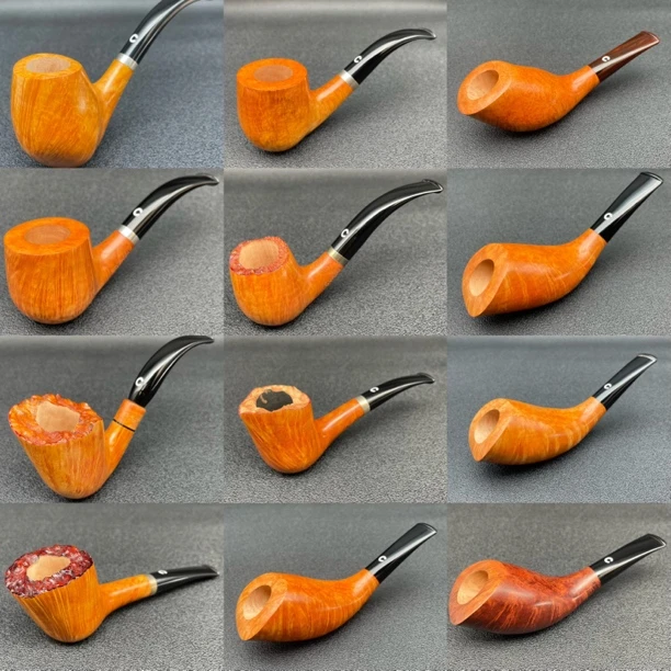 意大利齐博il ceppo手工石楠木烟斗无等级光面弯斗