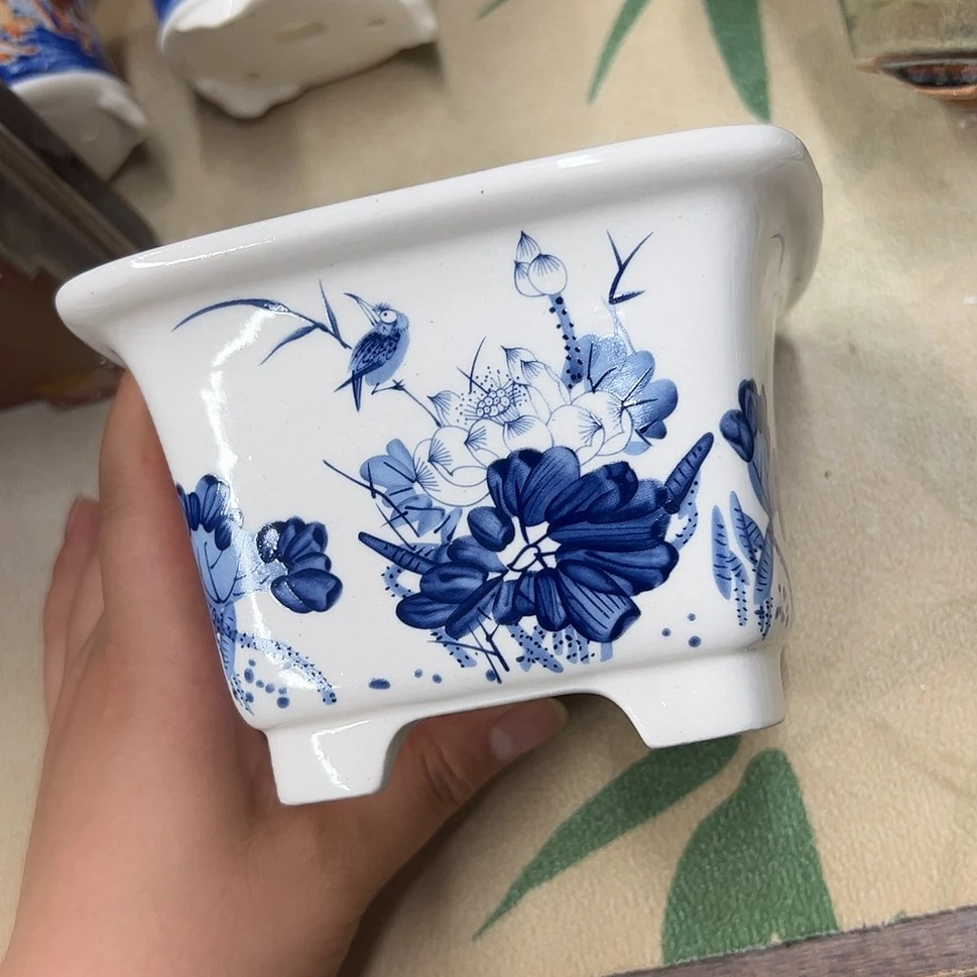 紫砂花盆484号瑕疵13/9cn