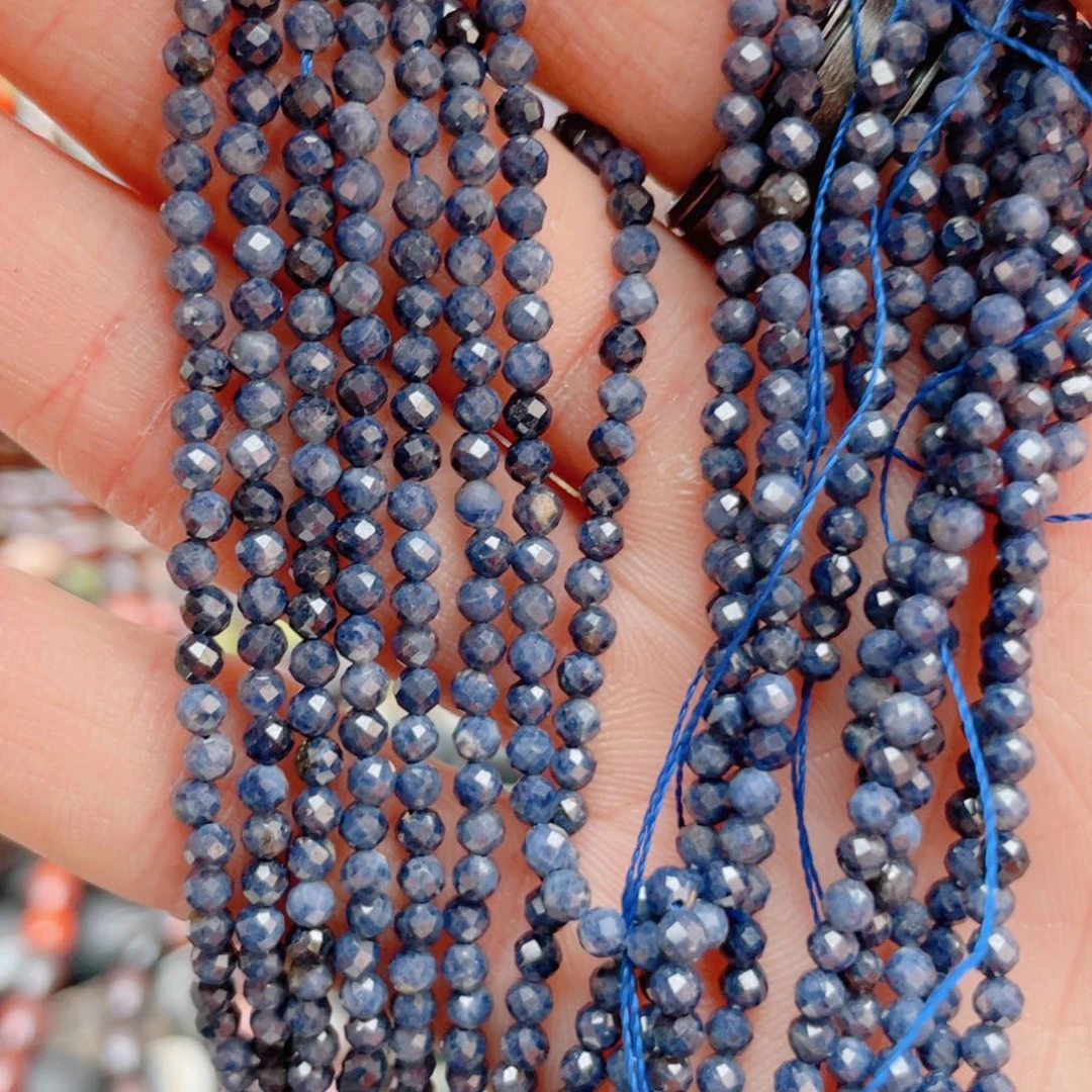 未镶嵌玛瑙/玉髓珠宝奇石蓝纹石2条卡3