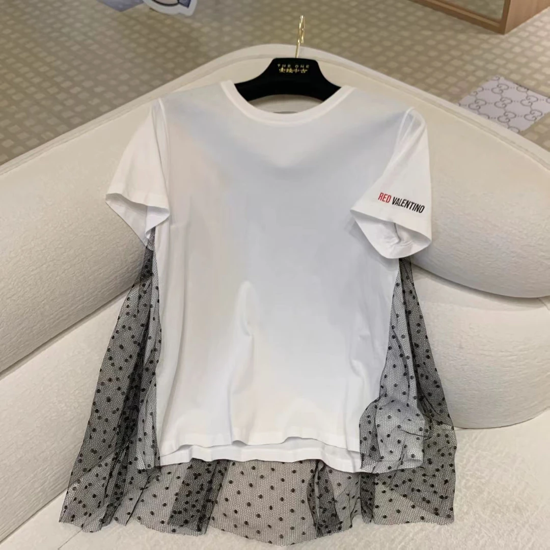 99新 Valentino/华伦天奴 壹臻湘/valentino 网纱T恤S/37146419