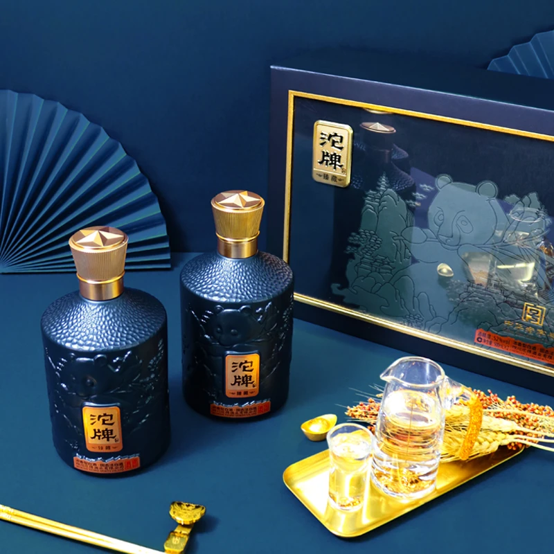 沱牌浓香型白酒纯粮酿造高度佳品送礼用酒52度500mL*2/盒