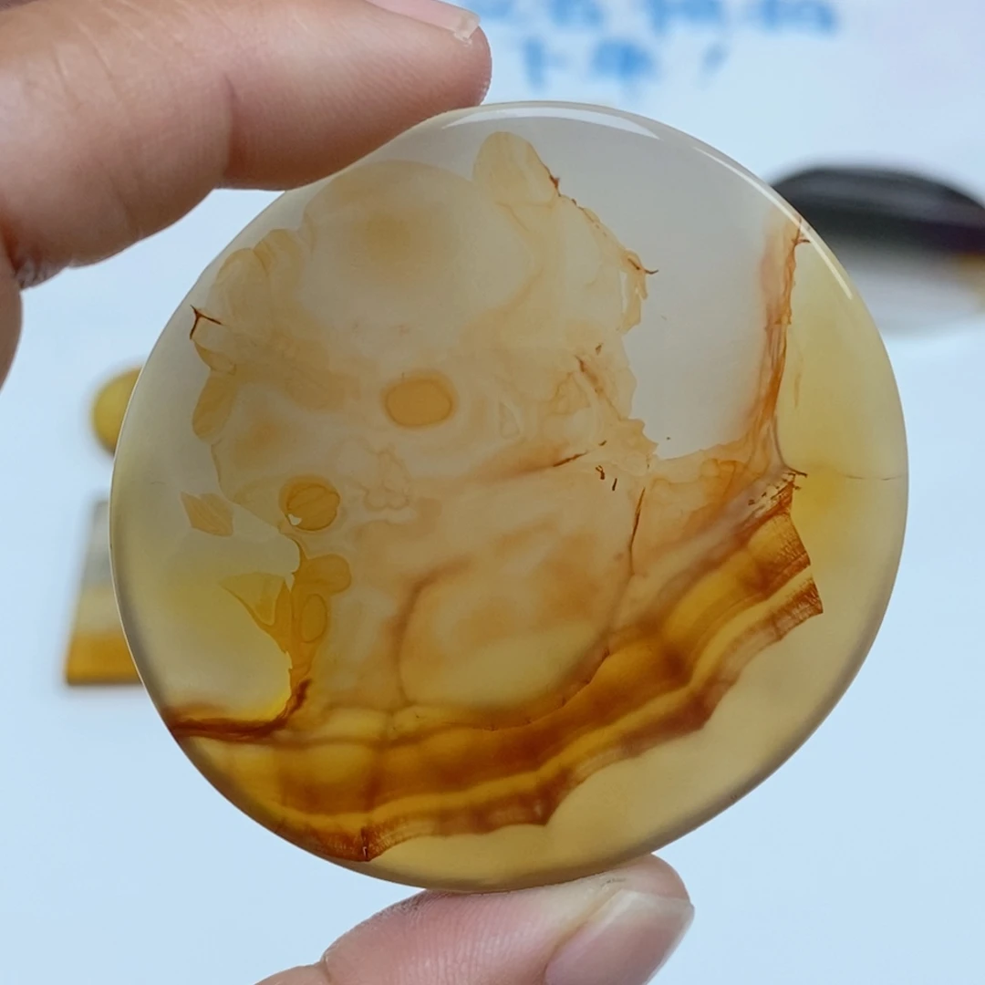 财***多玛瑙/玉髓未镶嵌珠宝半成品