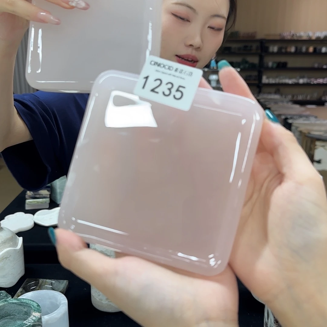 石材n*31235粉玉小方