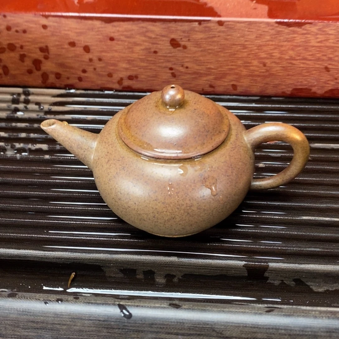 紫砂茶壶高端120cc段泥水平