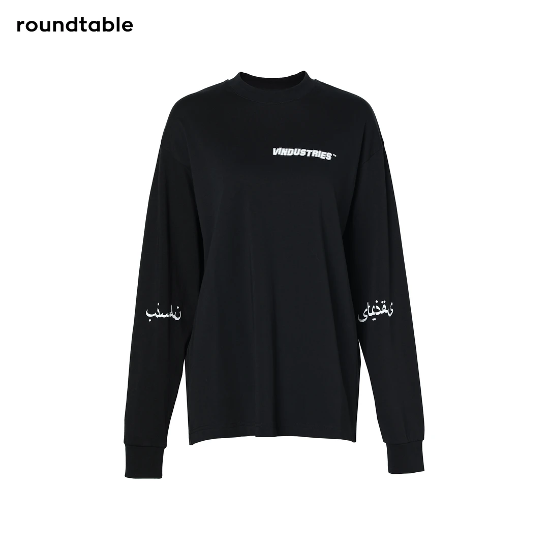 rt长袖运动潮牌黑色卫衣休闲秋季圆领dj印花女士VIXSS19LT02