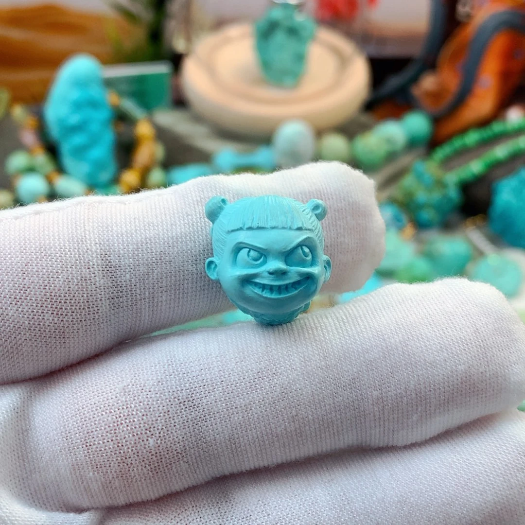 绿松石未镶嵌珠宝半成品