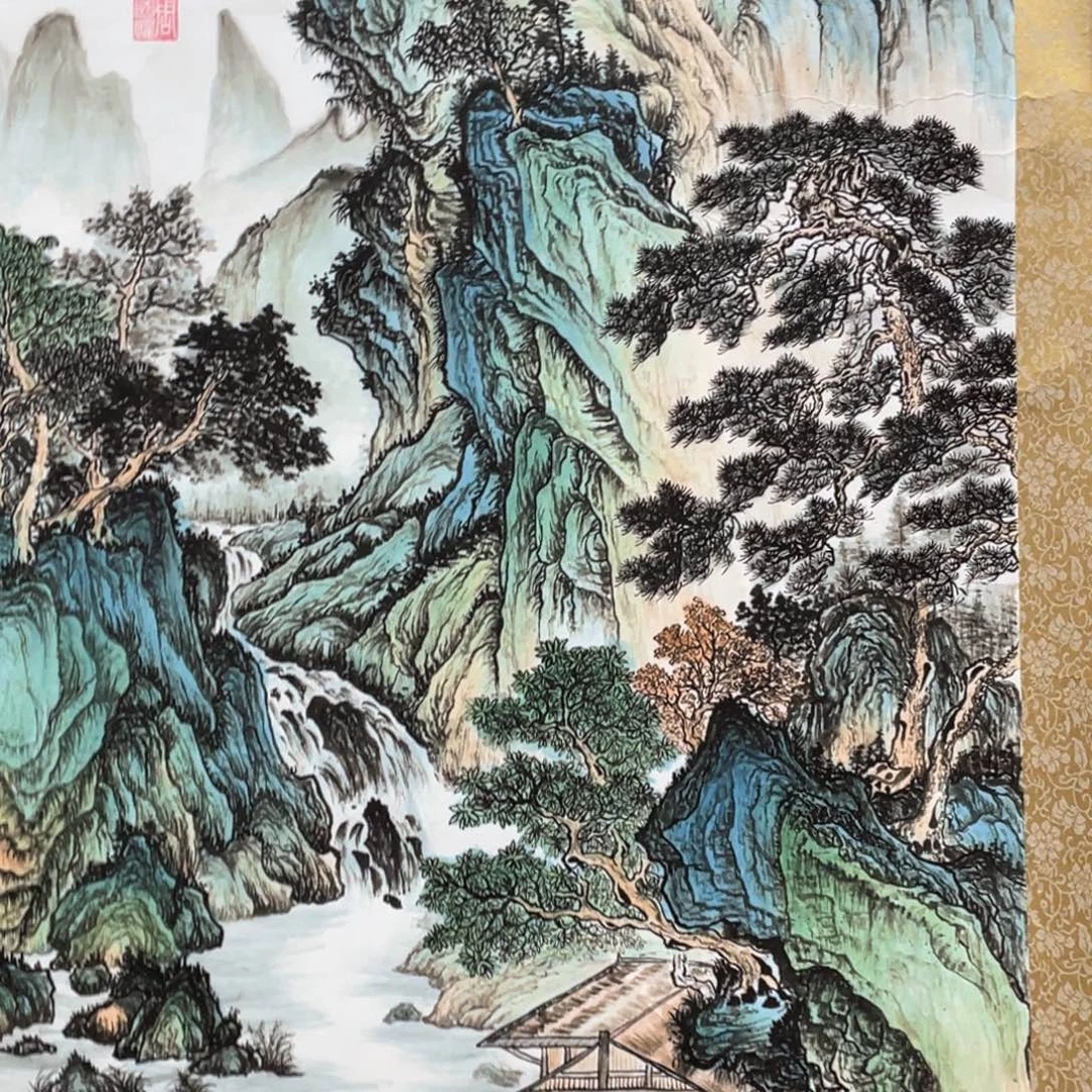 国画老师手笔手绘作品w