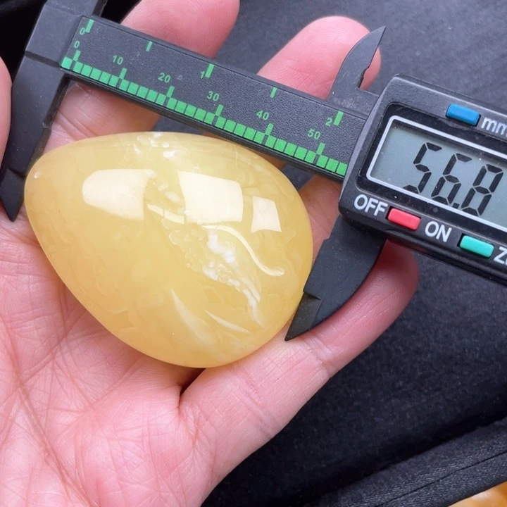 蜜蜡裸石未镶嵌蜜蜡吊坠