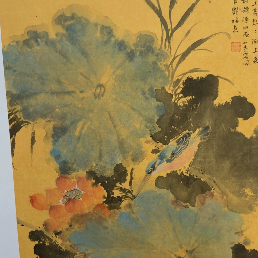国画国画作品山水花鸟