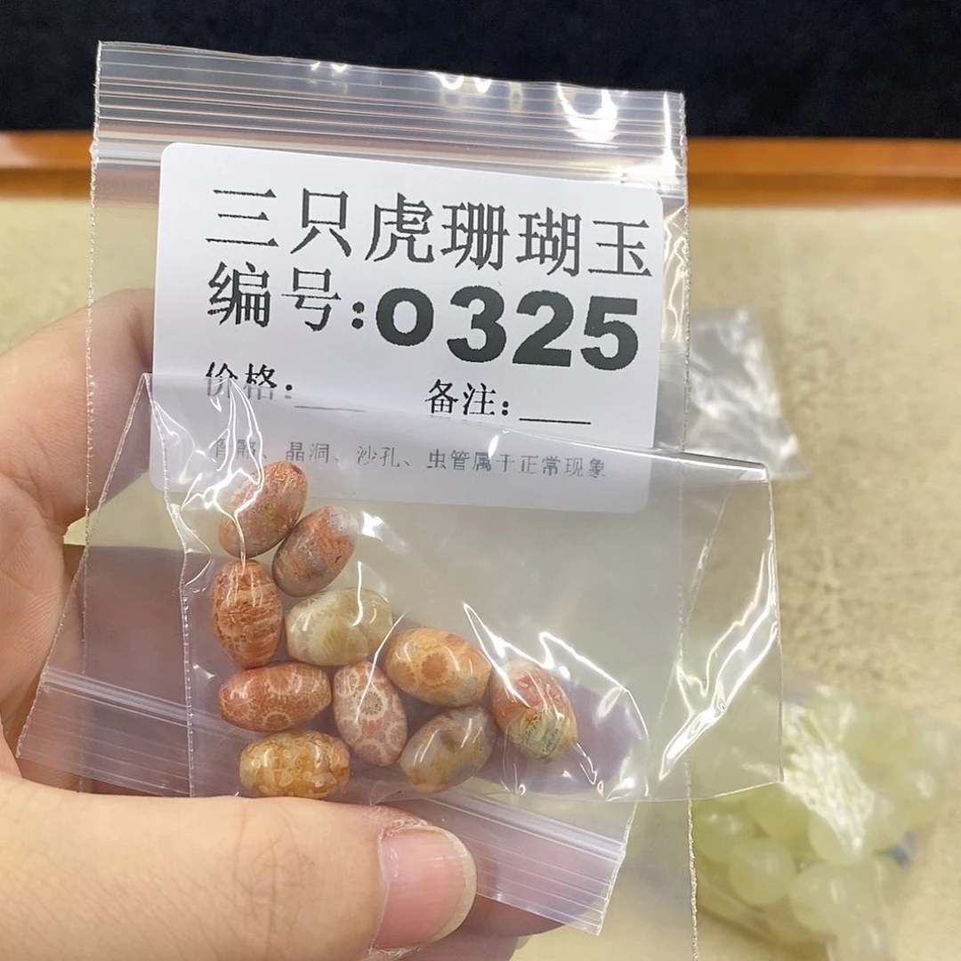硅化珊瑚（珊瑚玉）1未镶嵌娜*